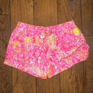 Lilly Pulitzer Pink Linen Shorts